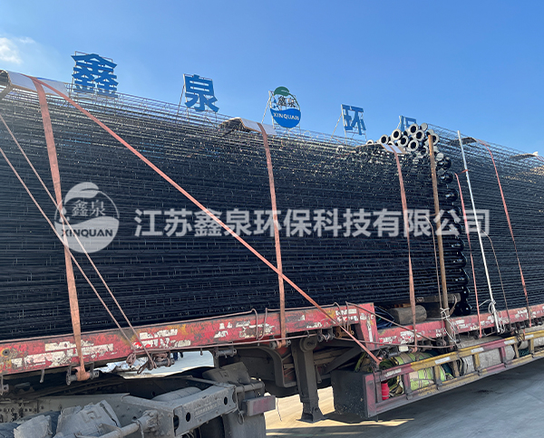 含有文氏管有機(jī)硅袋籠發(fā)貨現(xiàn)場